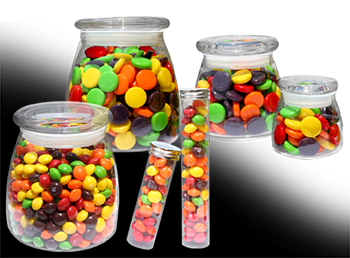 Skittles and Spree Candy and Container Choices