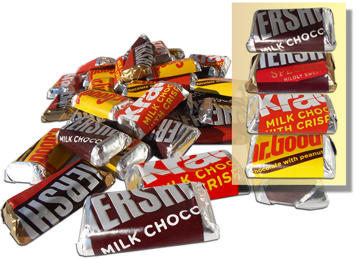 Miniature Hersheys