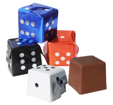 chocolate dice